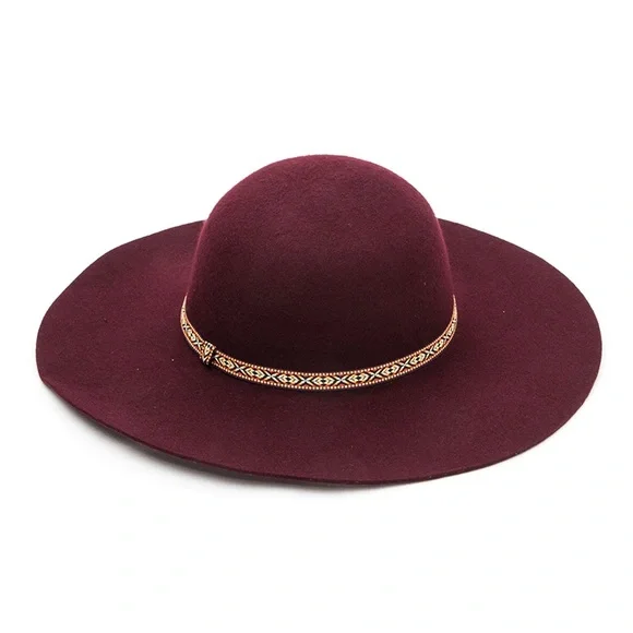 Wool Felt Floppy Hat